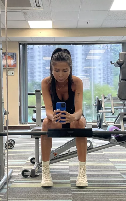 absolutely dripping from todays sesh. [F]