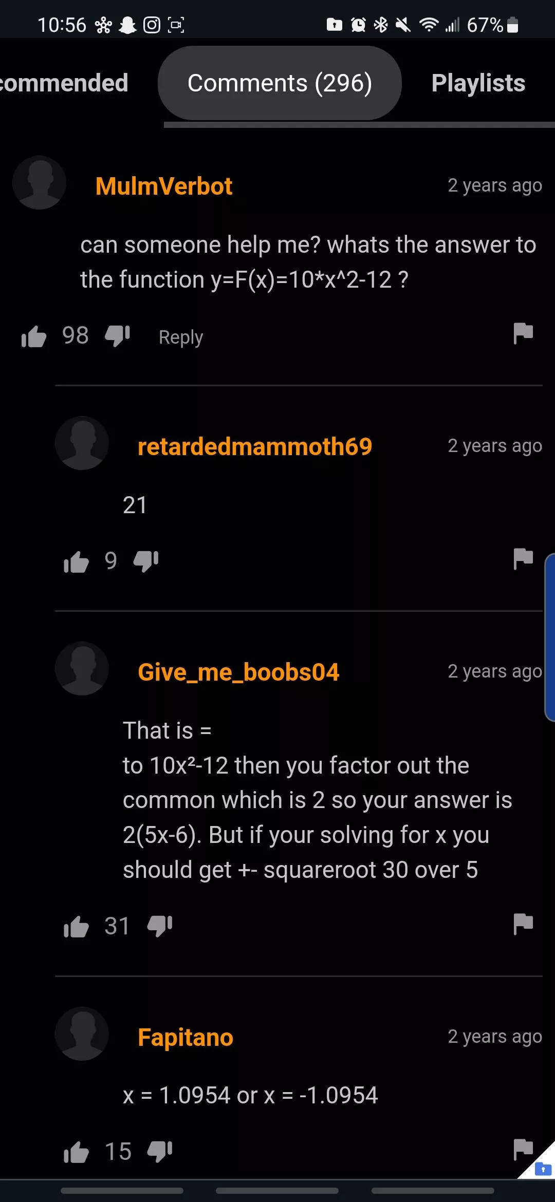 Answer is not 21