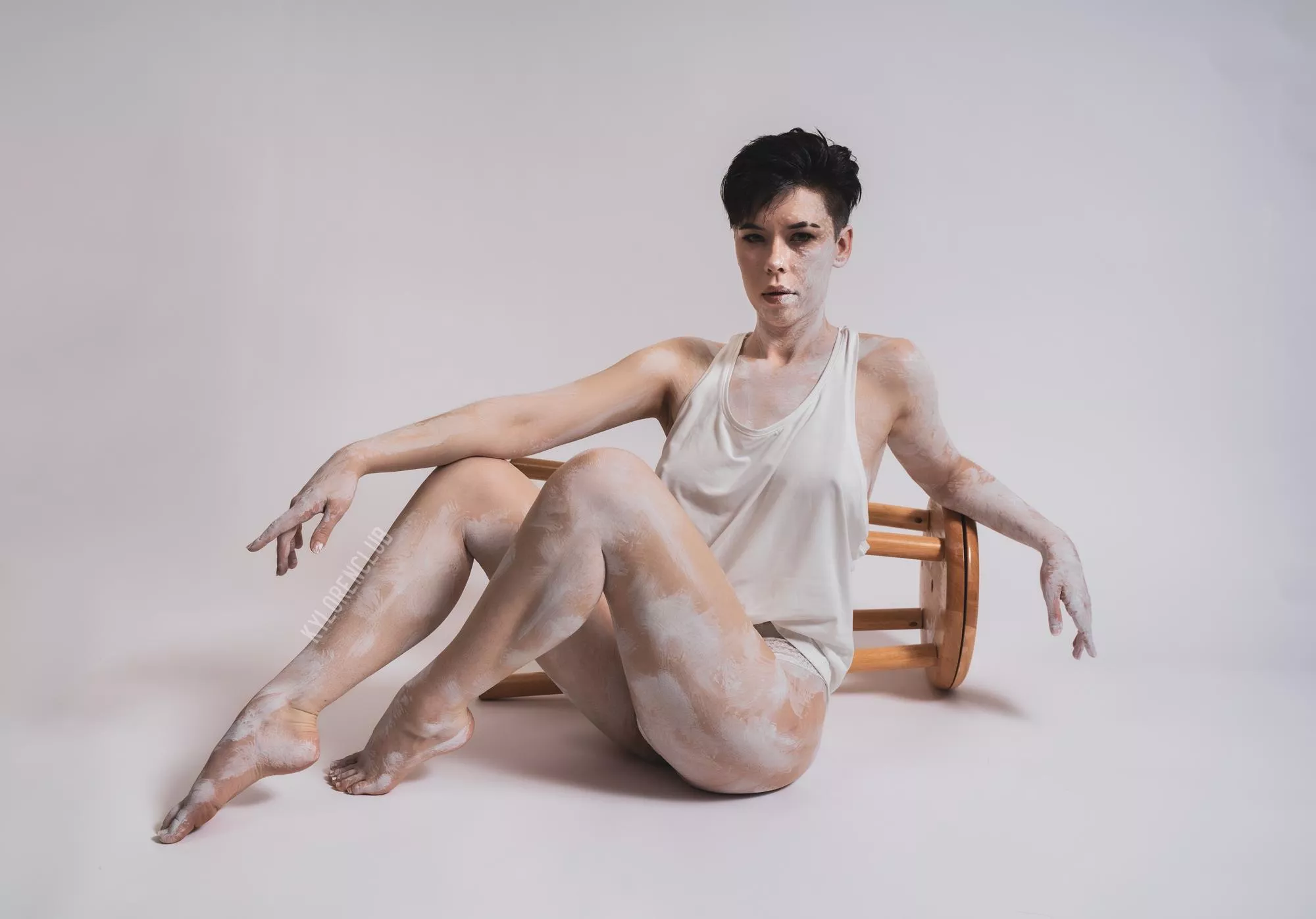 Body paint boudoir session [model]