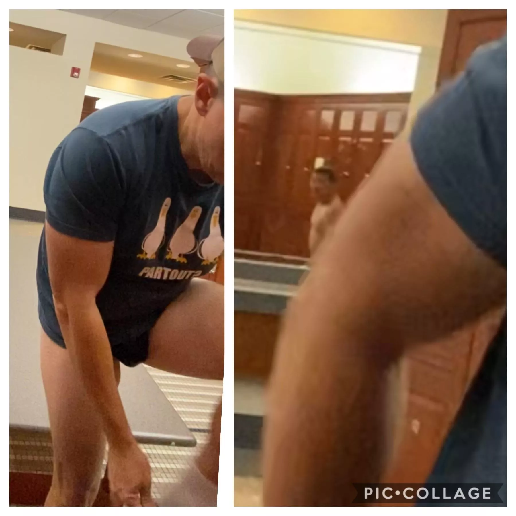 Caught wearing a thong today