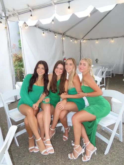 green dress girls