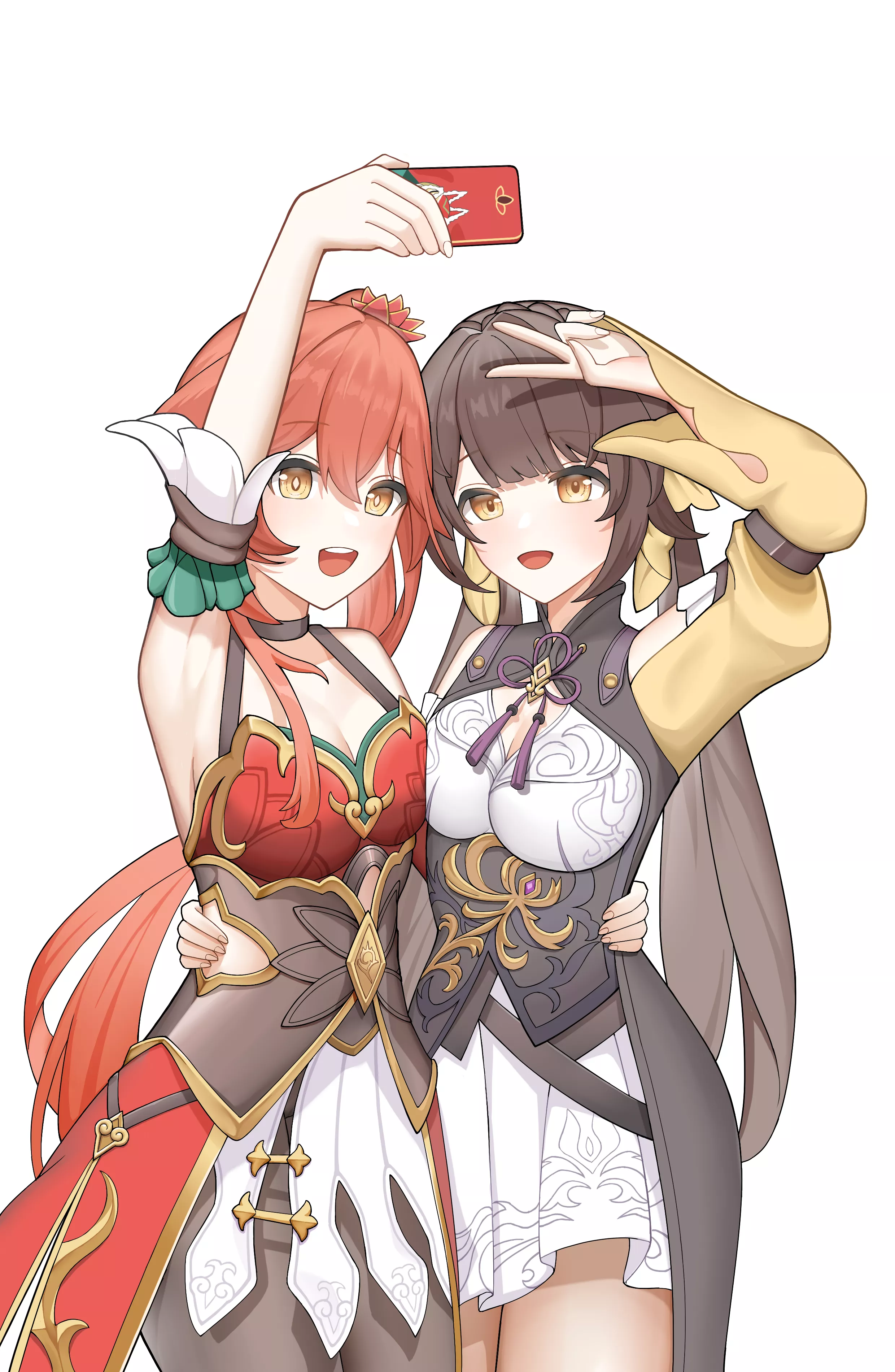 Guinaifen selfie with Sushang (Xinsaki) [Honkai Star Rail]