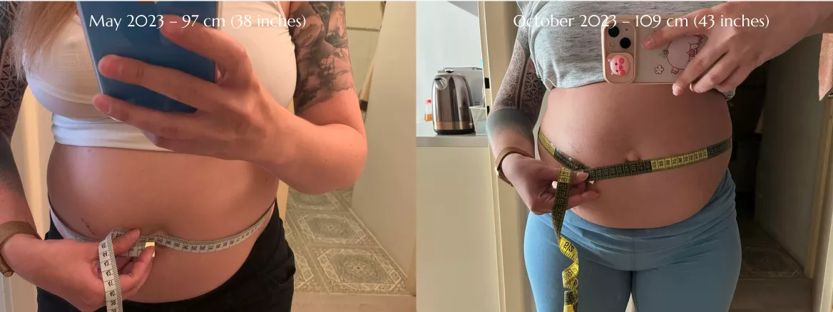 How many do you think will be on the measuring tape by the end of winter? 😋