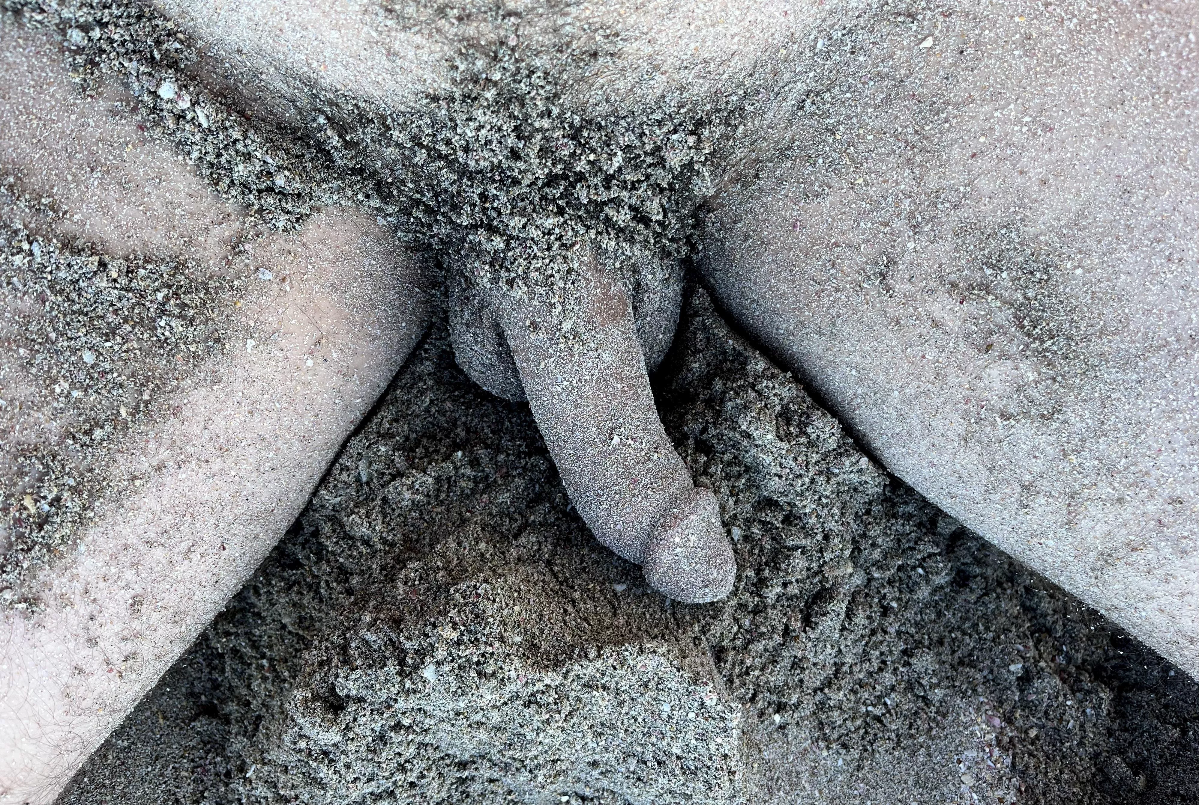 I got a bit of sand on me