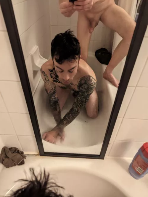 I got cum and told to pose for a photo m25 with m40