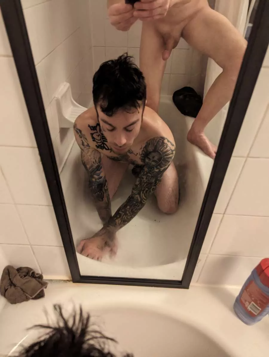 I got cum and told to pose for a photo m25 with m40