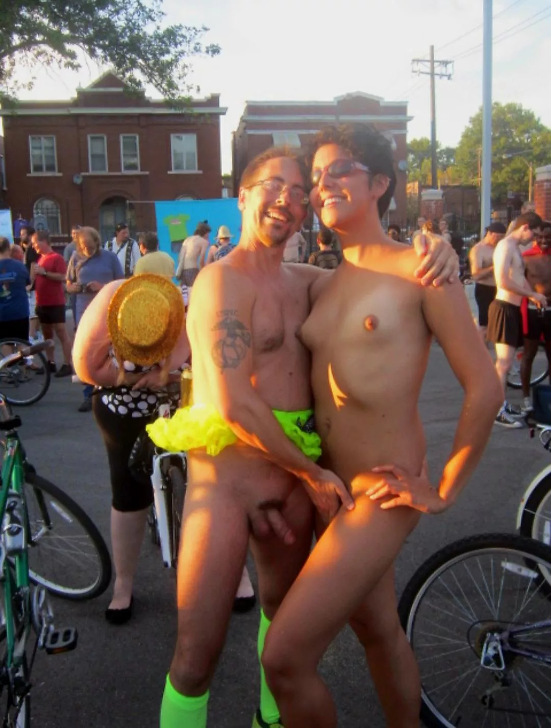 Julie wanted me to feel over dressed.