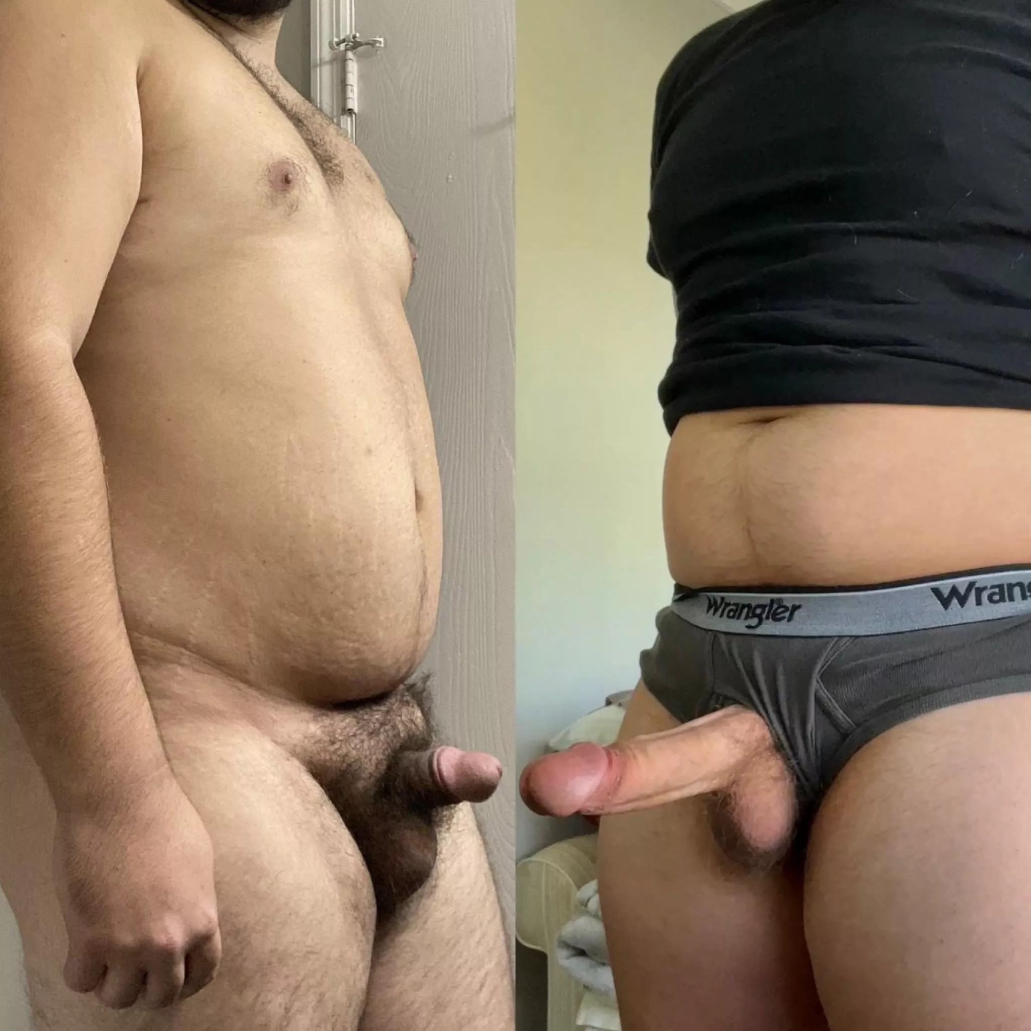 Just compared with u/jccubb and I think he’s regretting it now 😂 I think full body comparisons are best for ACCURATELY comparing penis size. Just look at that insane size difference!