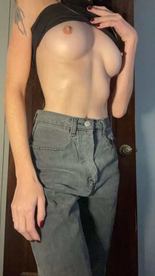 My jeans and I are both in our 30s