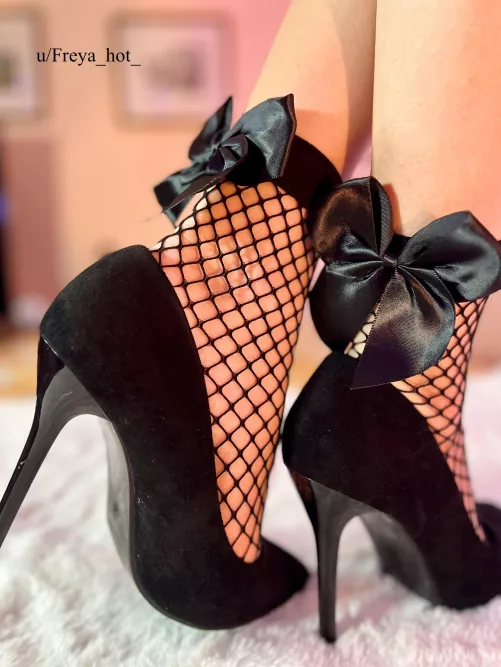 Nice socks and nice heels make a difference