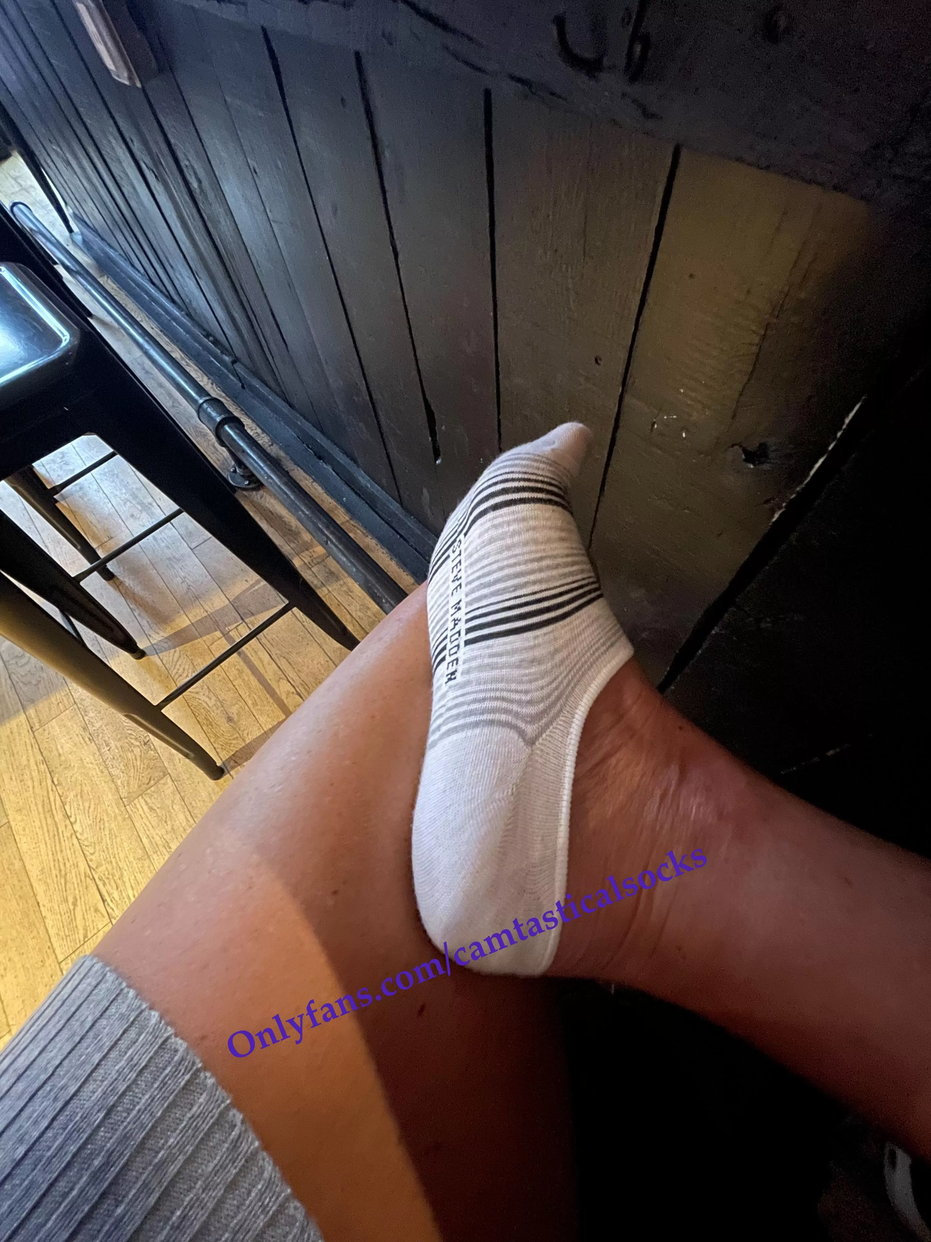 No Show Striped Steve Maddens!