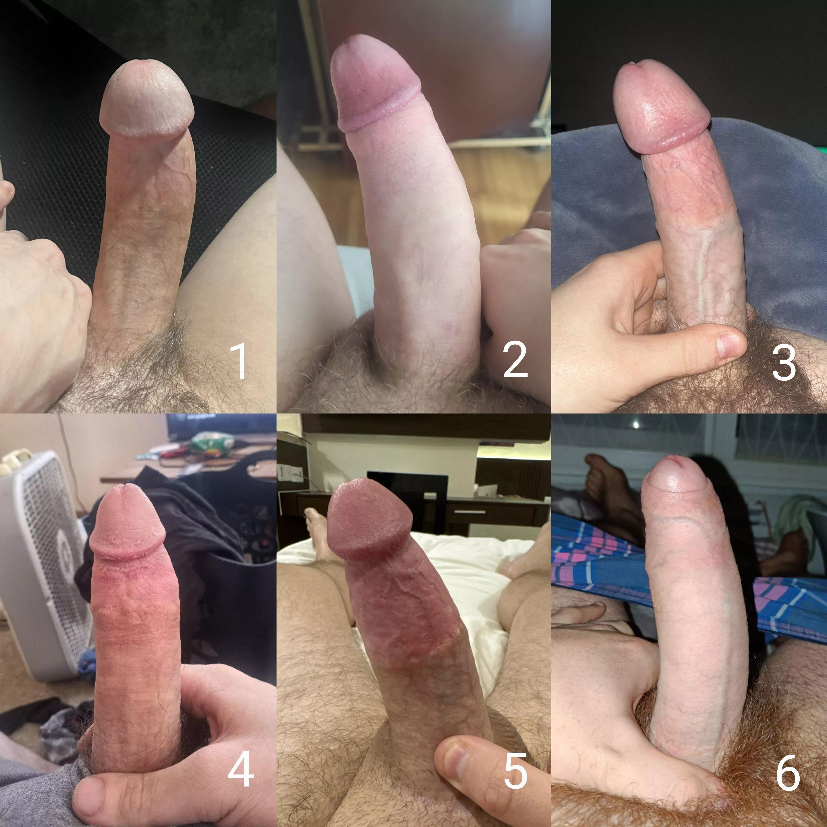 Rank these from favorite to least favorite (and message me if you want to be in the next one)