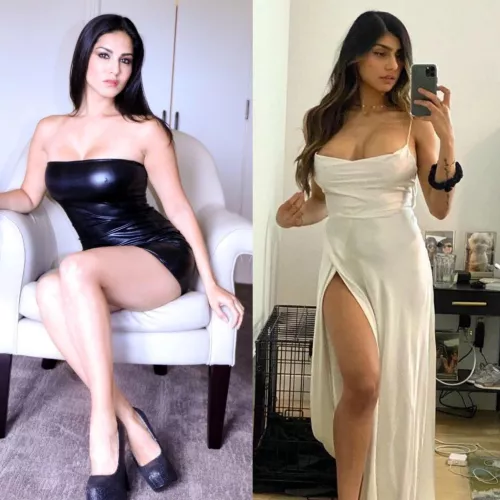 {Sunny Leone} vs {Mia Khalifa}