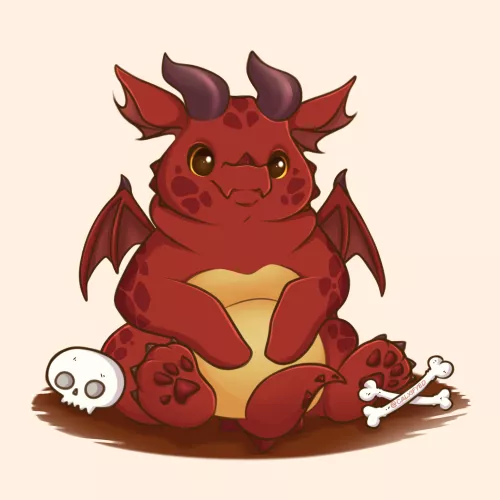 Themberchonk would like to gobble you up too! (Art by me)