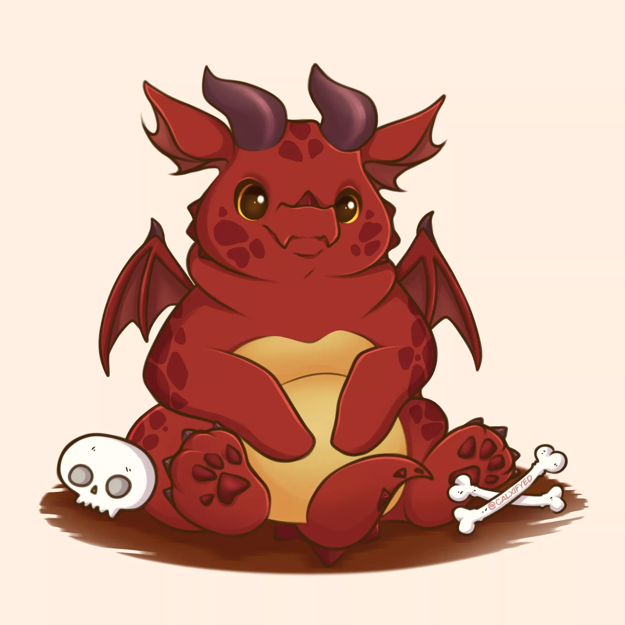 Themberchonk would like to gobble you up too! (Art by me)