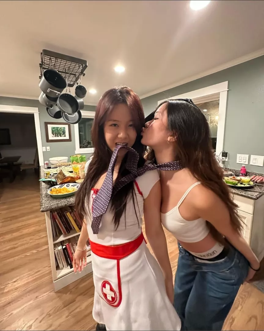 Which girl looks more fun?