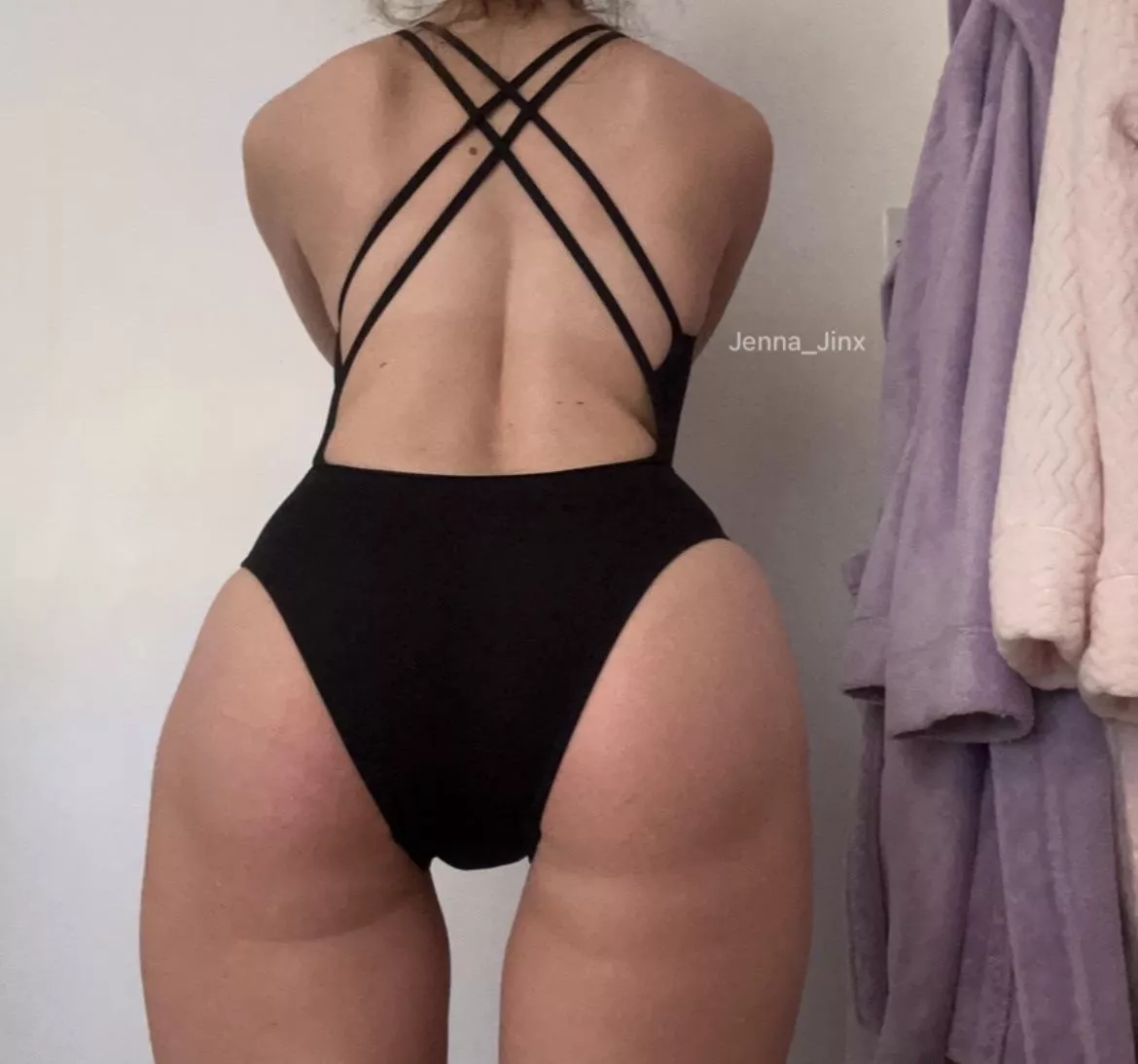 A back view of my Nike swimsuit just for you OC