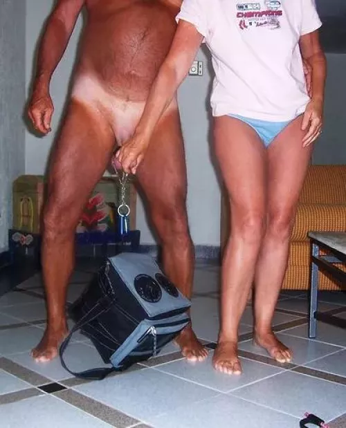 carrying mistress cooler by my balls