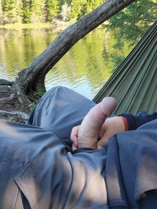 Dad [46] thinking of warmer summer days.