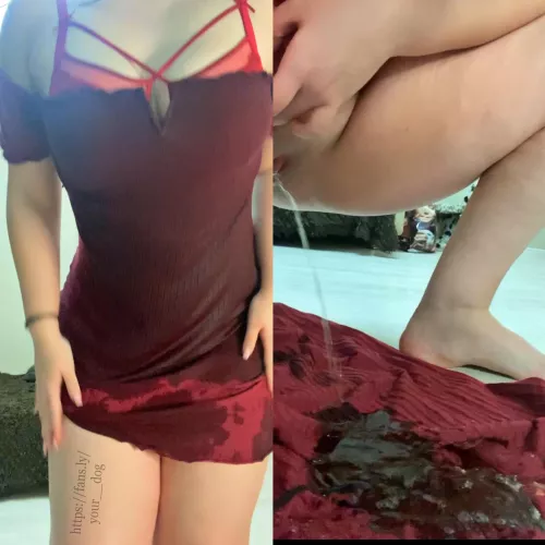 Do you like my wet dress