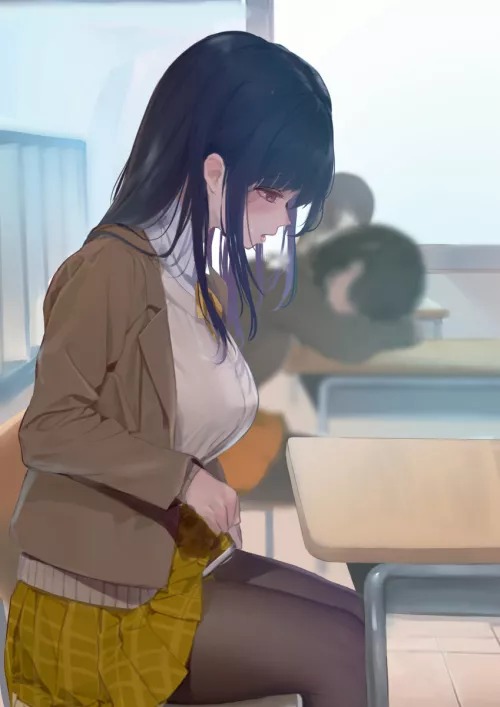 Getting horny in the middle of class