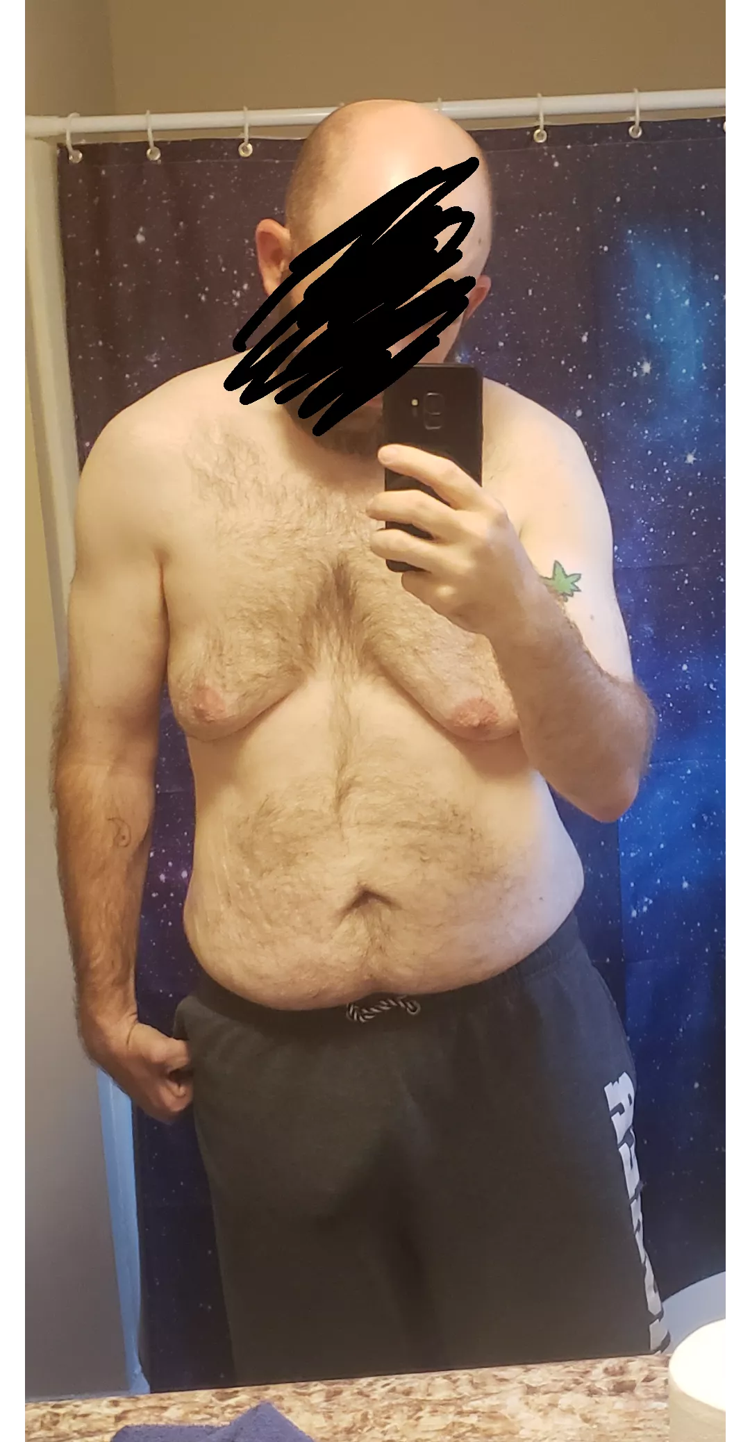 Grey sweatpants season started