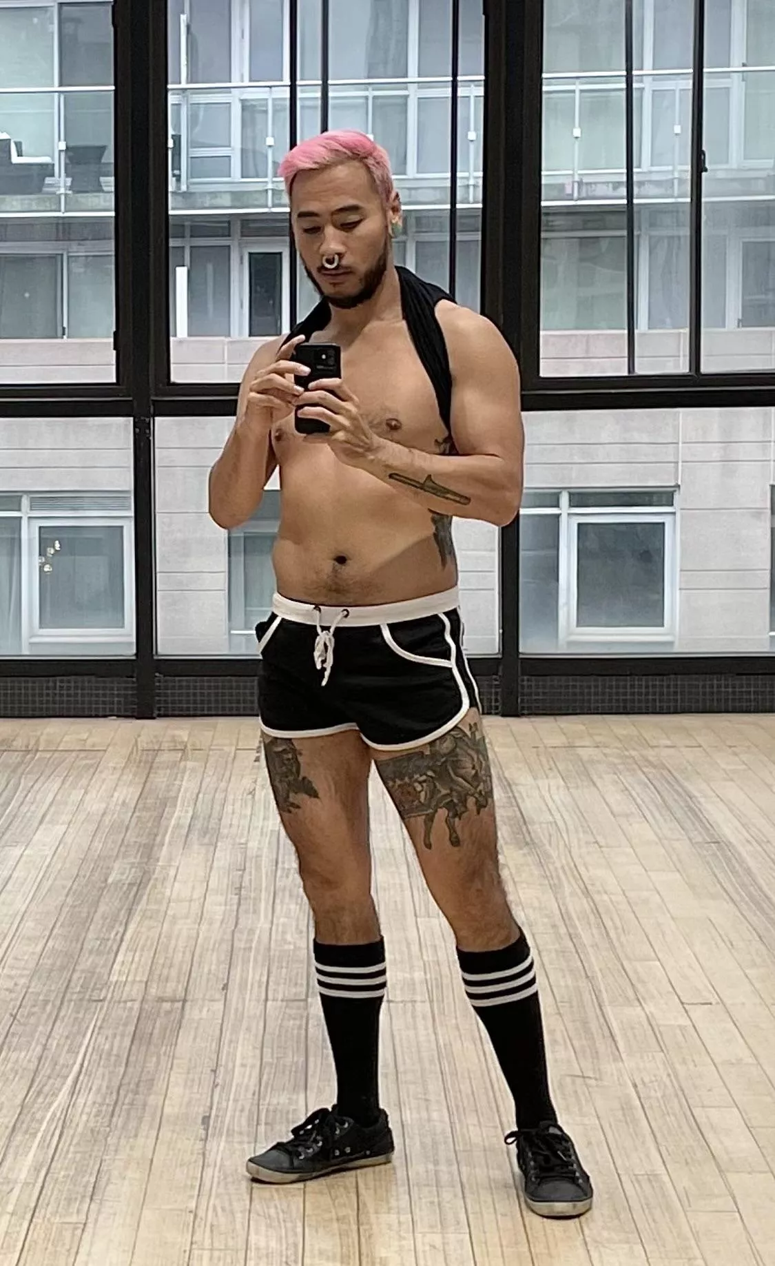 Had to wear a gay jock outfit for a photoshoot this week