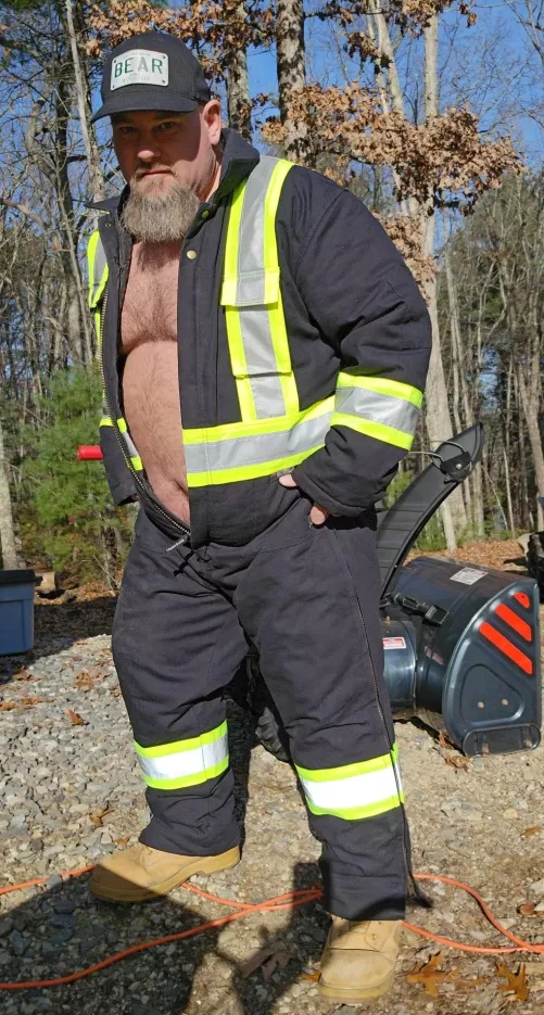 HiVis Coveralls and chest and belly (46)