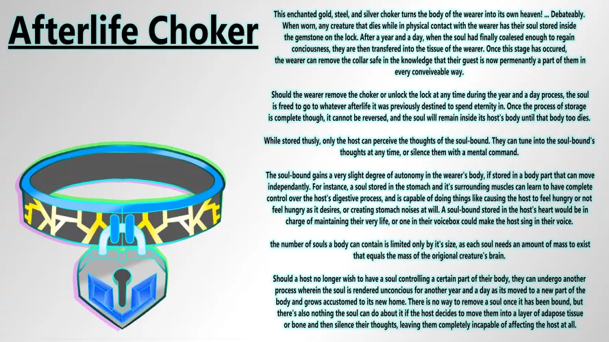 {Image} (OC Art by Me, Atelier Phos) Afterlife Choker