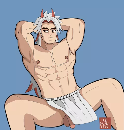 Itto letting it hang (OC)