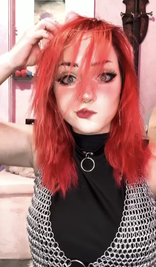 i've got my chainmail~ let's go hunt and befriend some dragons together! (⌒▽⌒)☆