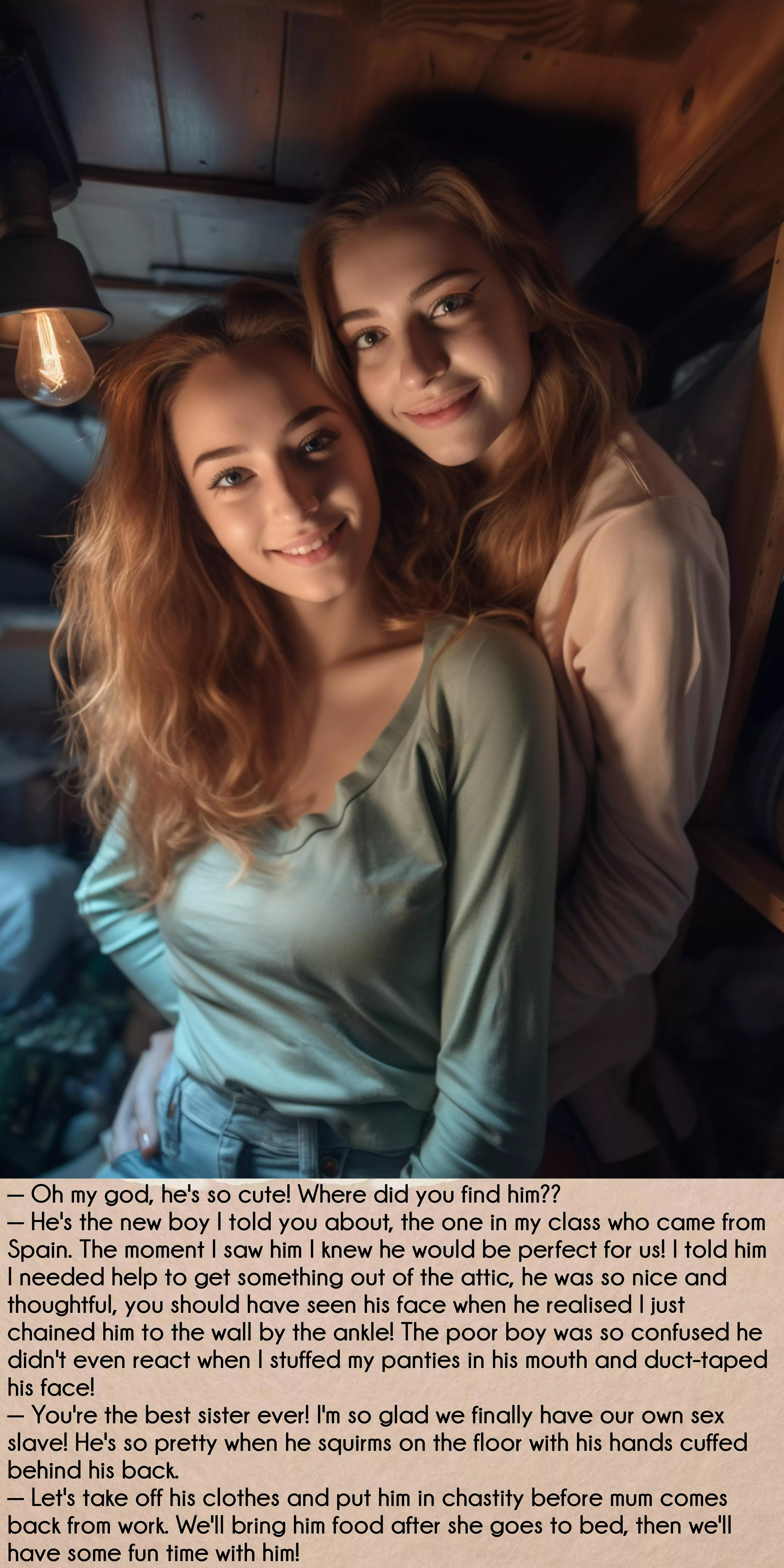 Kidnapped and used by two sisters