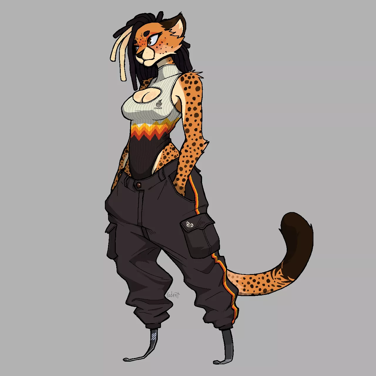 legs or no legs, i'm still the fastest