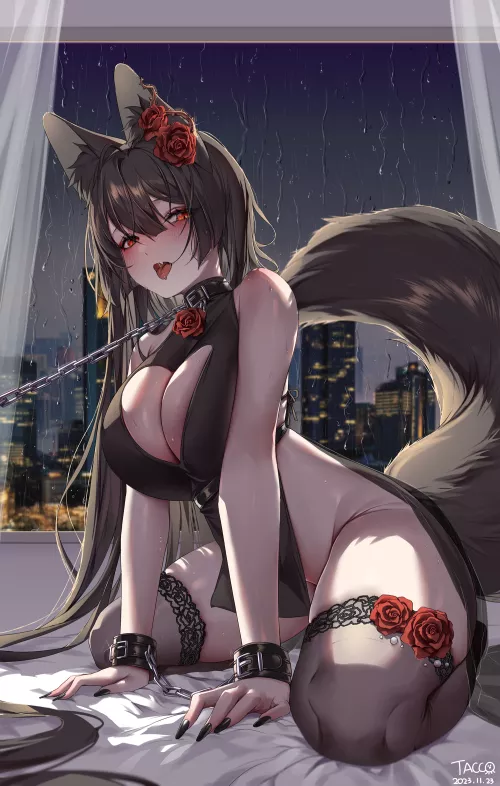 Lustful chained fox [Original]