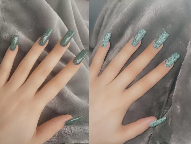 🫧✨ My Nails I Did Yesterday 🫧✨ Without Flash And With Flash 🫧✨