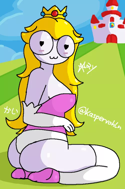 princess peach in my artstyle