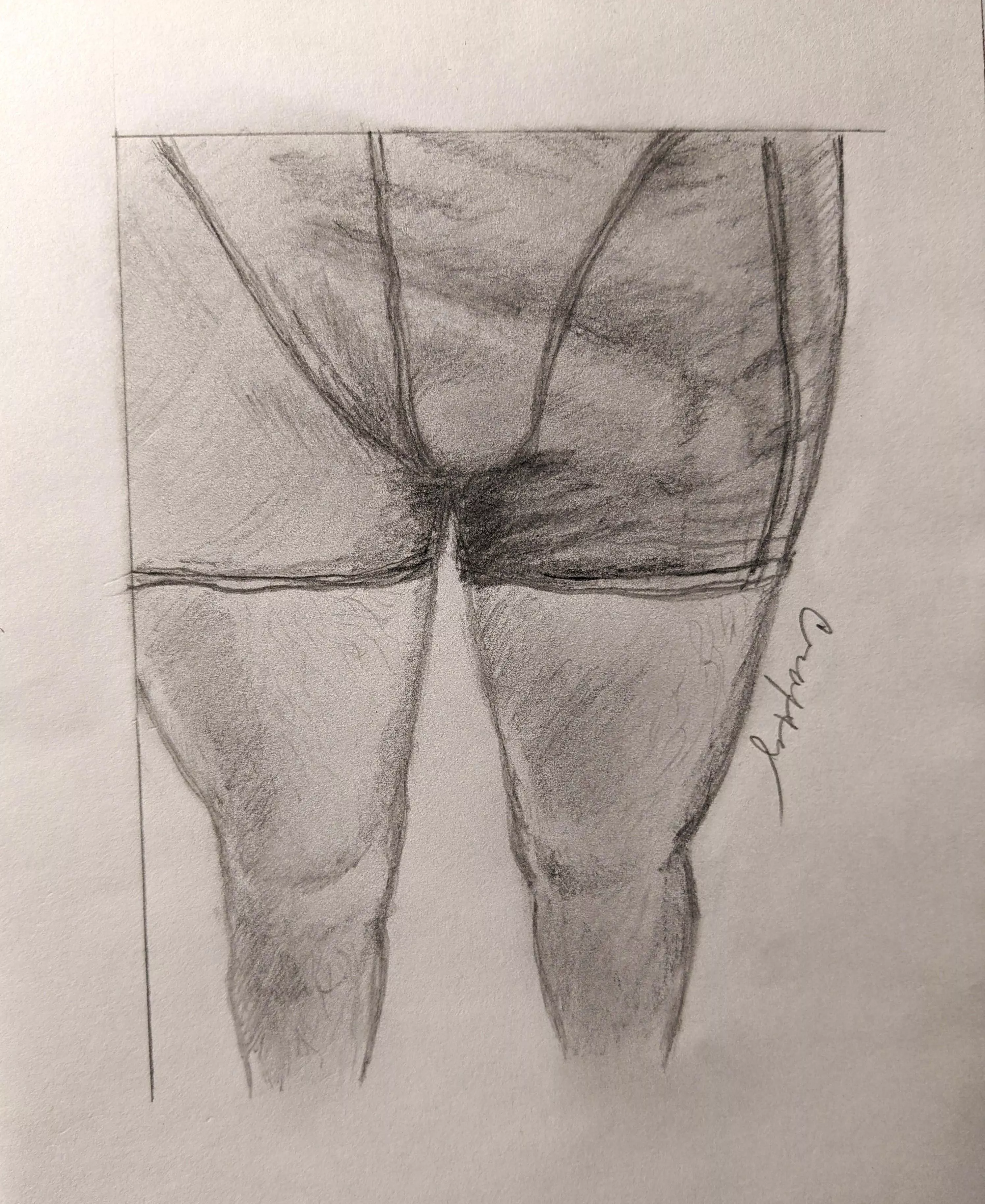 Shadow: Pencil sketch of u/213someone213. Graphite on bristol.