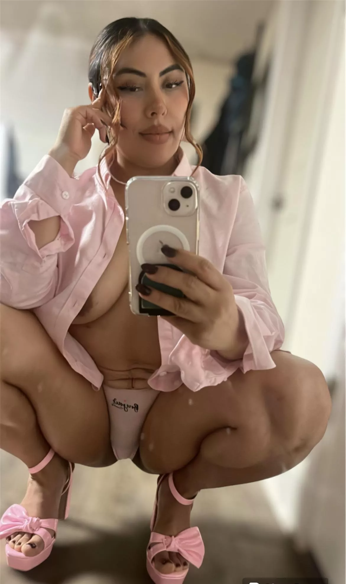 Should I take off the heels daddy?