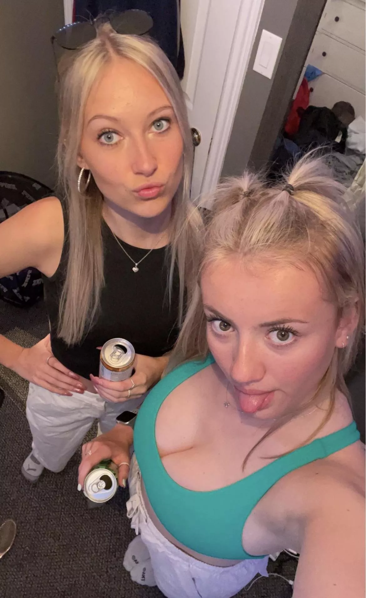 Smart broads…They’re both wearing the proper shirt