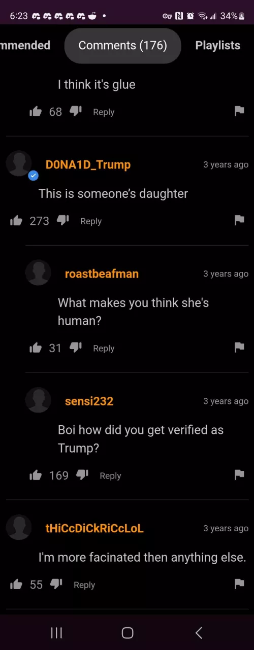 Verified as trump 😂