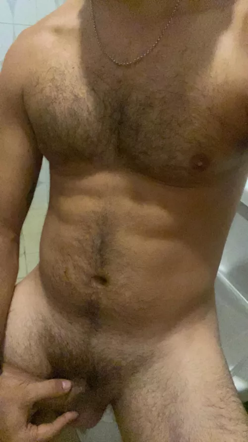 27 hard in public toilet, fit+ hung+ pubes+ jackerero