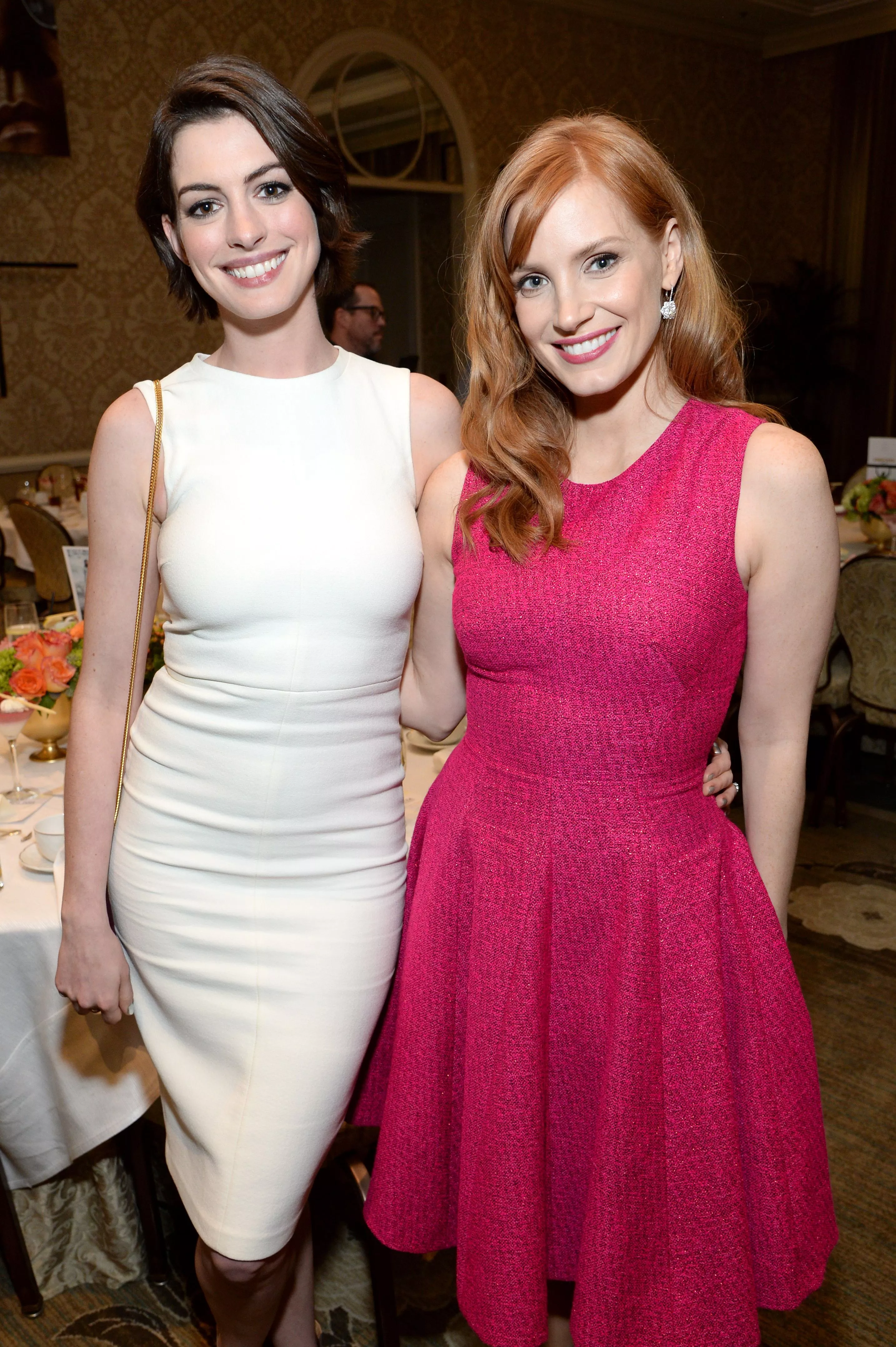Anne Hathaway and Jessica Chastain