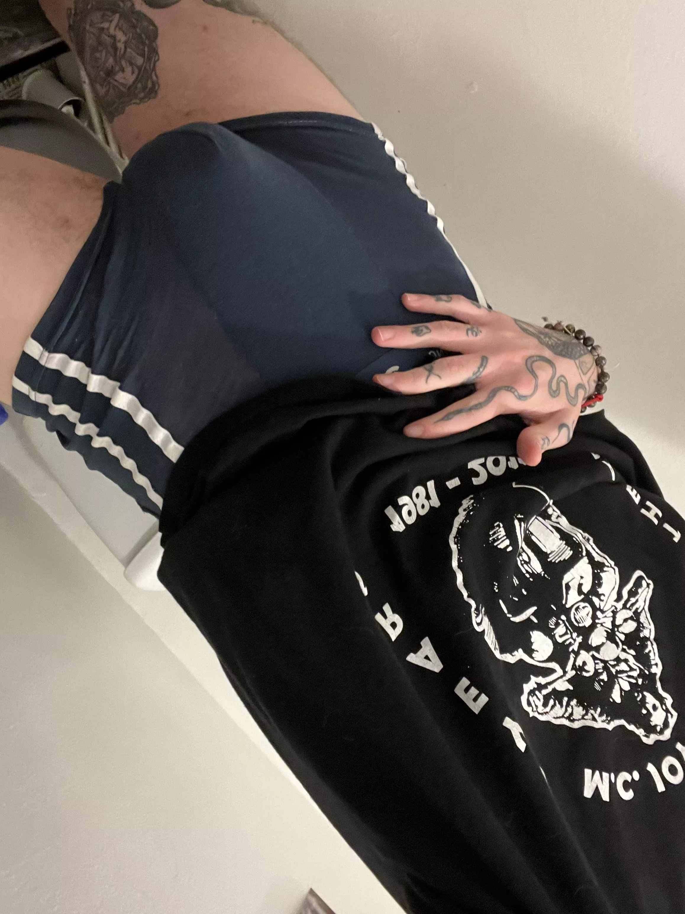 Bought new trunks on vacation