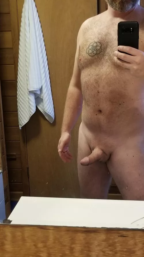 Daddy [46] getting out of the shower