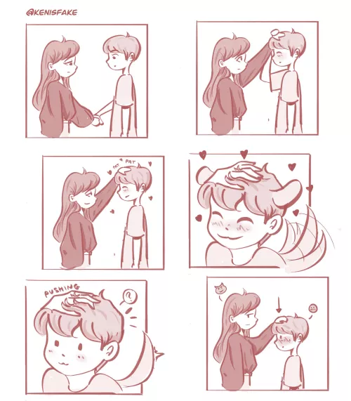 Don’t put my hand on your head, you’ll end up on your knees [oc]