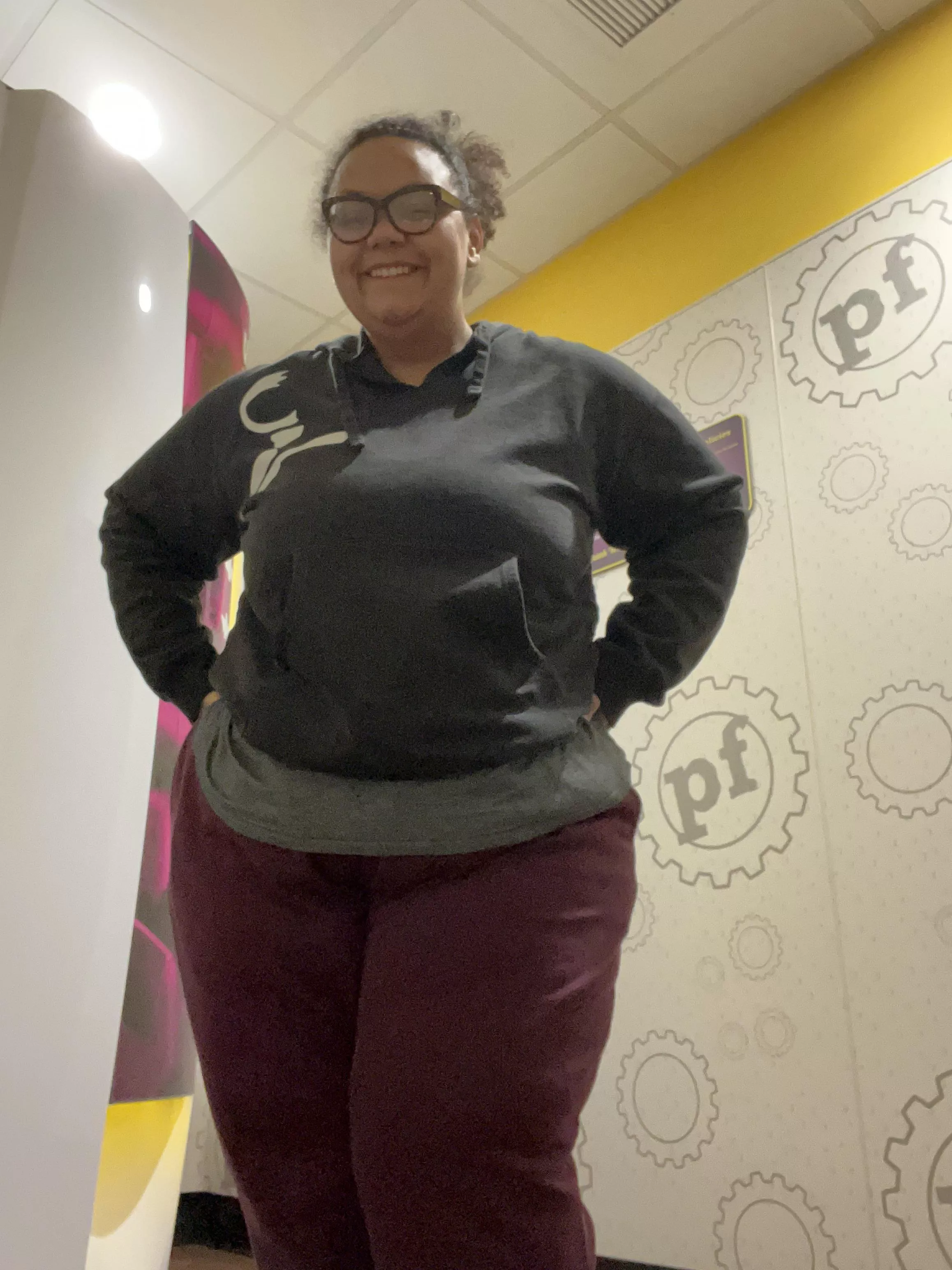 Feeling so cute at the gym