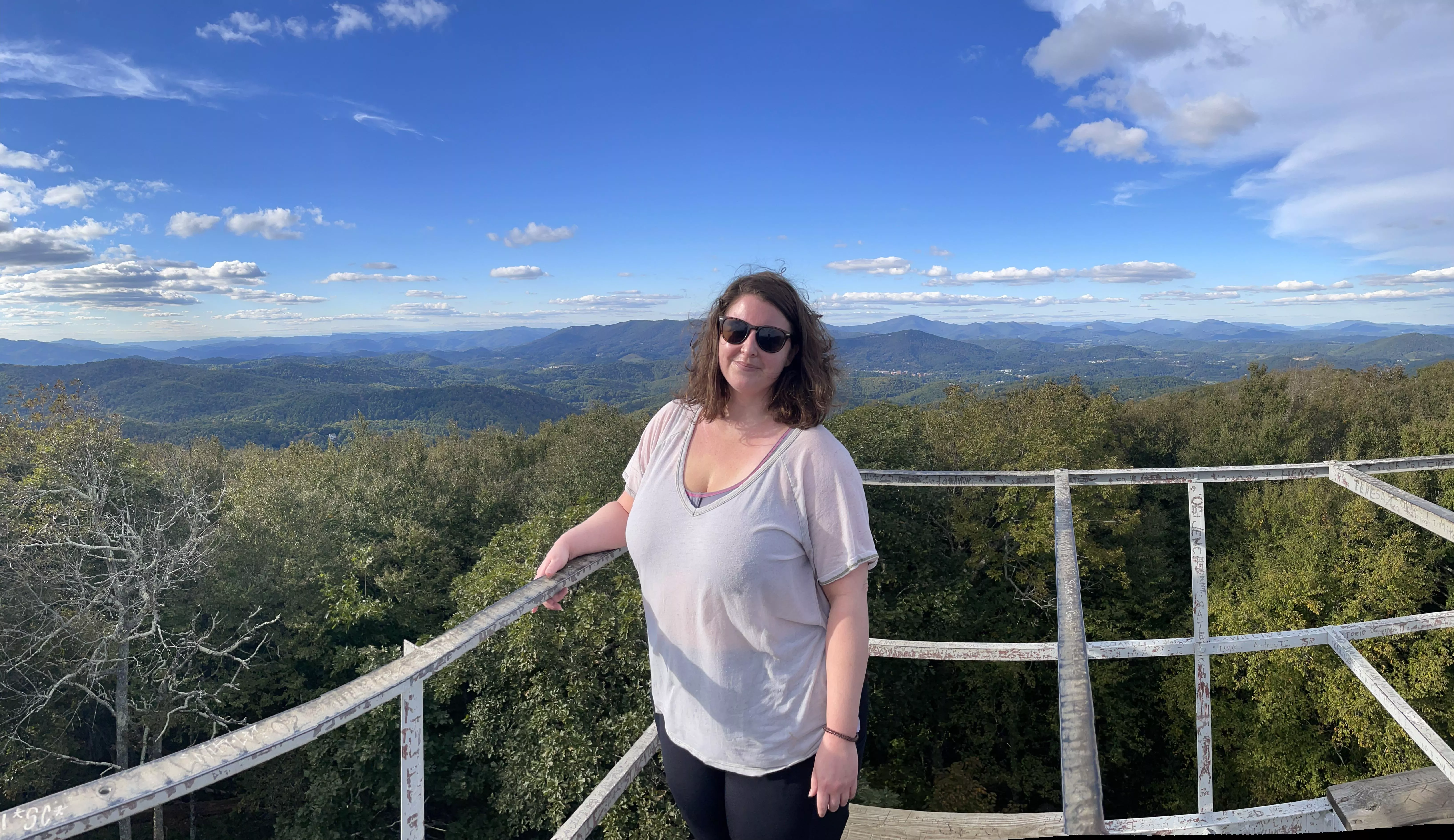 Hiking makes me happy.