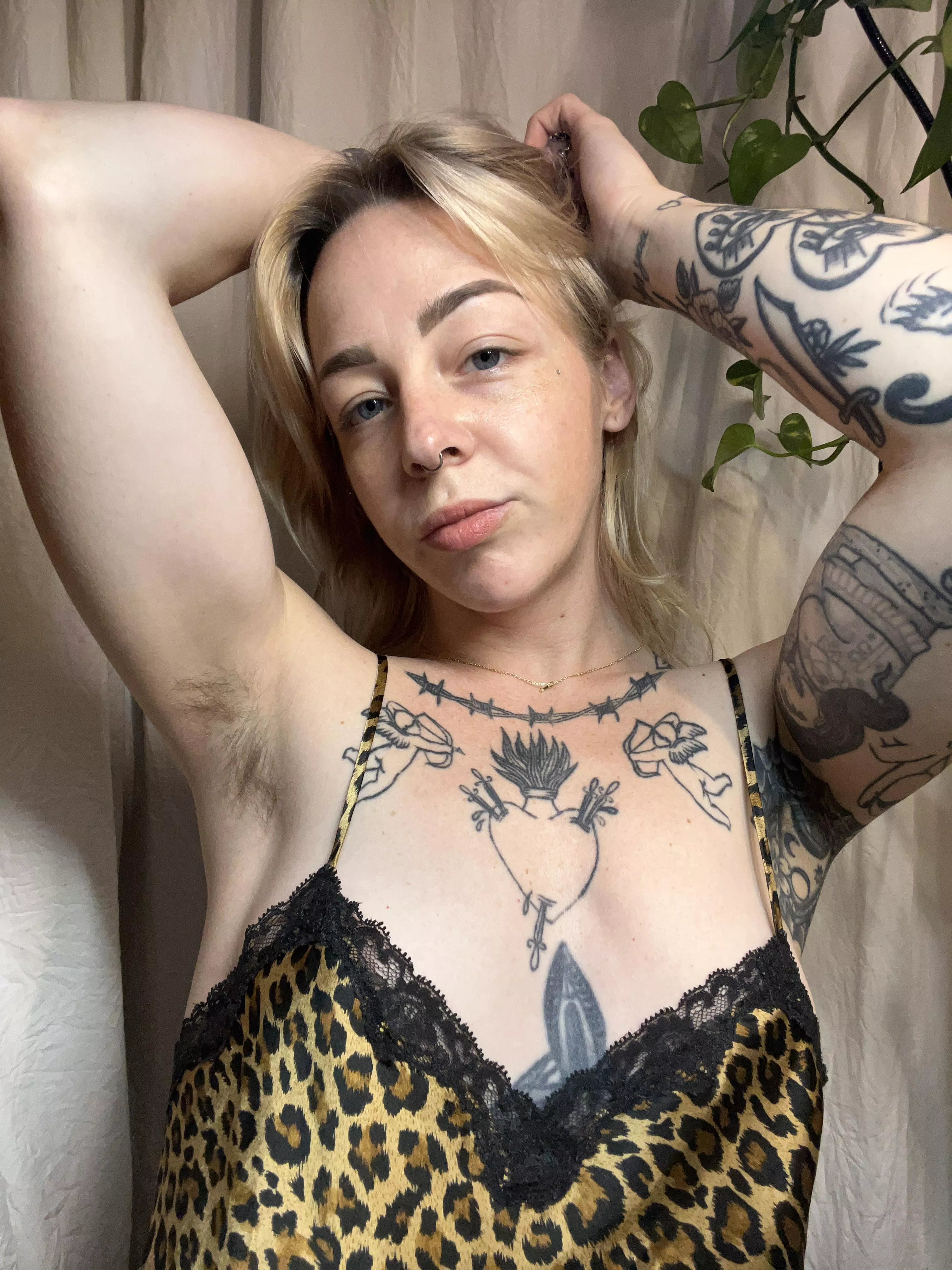 I promise it’s there, it’s just blonde