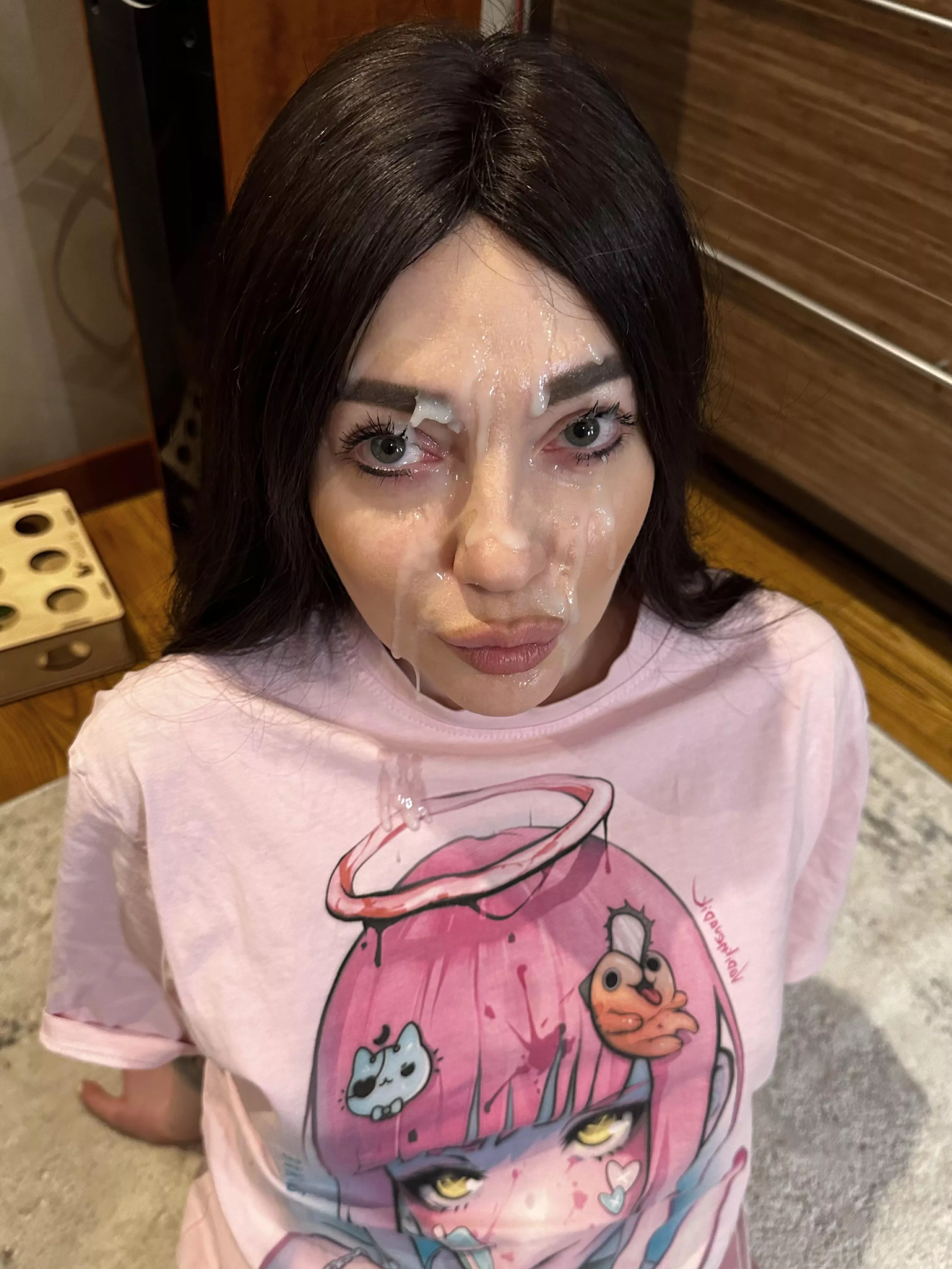 I think I'm cuter with a huge facial