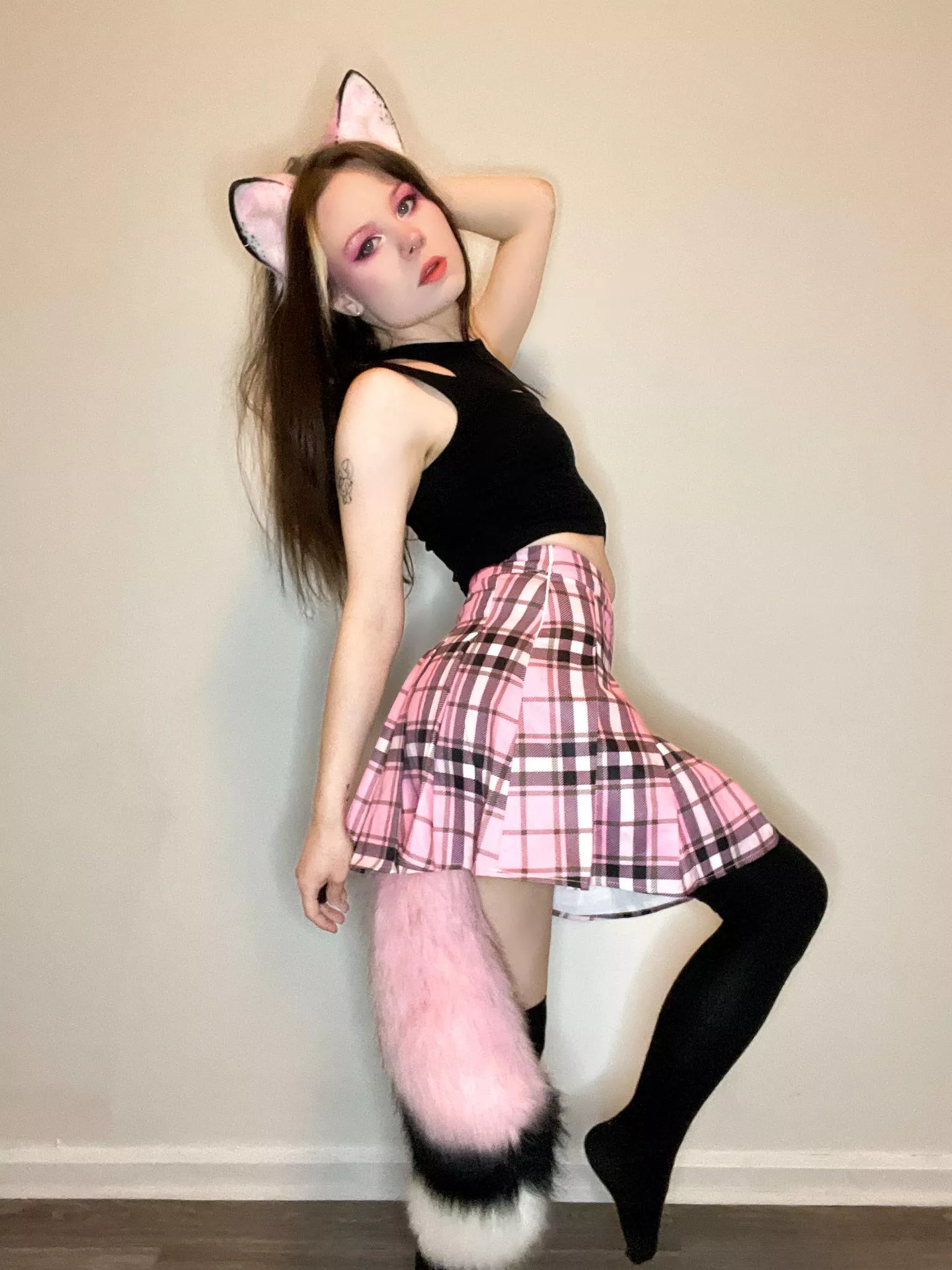 I'm not wearing anything under